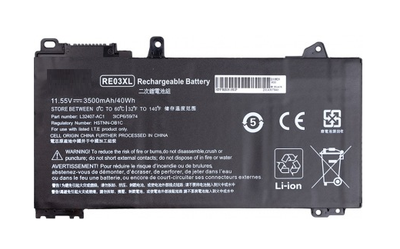 Акумуляторна батарея HP RE03XL ProBook 430 G6 440 G6 445 G6 450 G6 HSTNN-UB7R L32407-AC1 HSTNN-OB1C