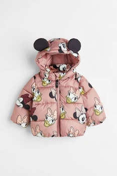 Куртка для девочки розового цвета Минни H&M 80см (400091470)