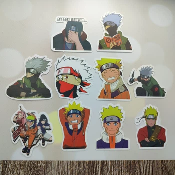 Наклейки, стікери "Наруто. Naruto". Набір з 10 шт (Стік0067)