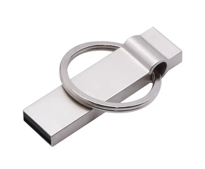 USB Карта памяти UDisc V2 Флешка Брелок 64Gb Silver + Type-C