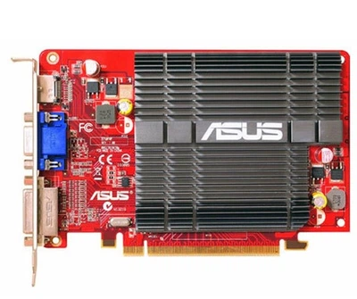 Видеокарта ASUS PCI-Ex AMD RADEON HD 4350 1GB GDDR 2 ( 64 BIT ) ( VGA, DVI, HDMI ) Б/У