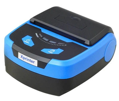 Портативный аккумуляторный чековый POS-принтер Xprinter XP-P810 USB + Wi-Fi + Bluetooth Black/Blue