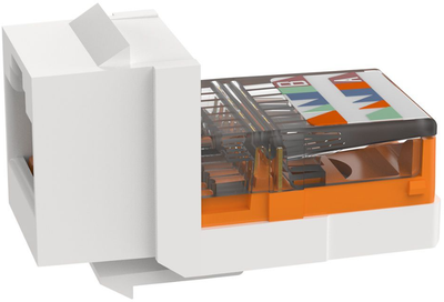 Модуль Panduit RJ45 UTP кат. 5e KeyStone Белый NetKey (NK5E88MAWY)