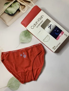 Трусы (5 шт) Calvin Klein 6 лет 116 см Разноцветные