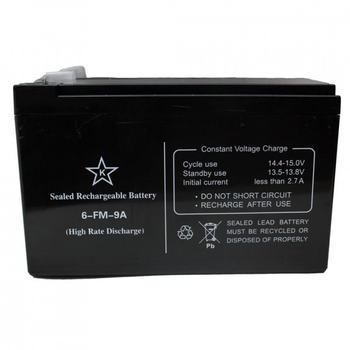 Батарея к ИБП Kstar 12В 9 Ач (6-FM-9A 62093) (6-FM-9A 62093)