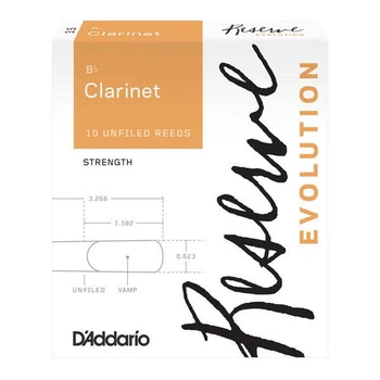 Трости для кларнета D'Addario Reserve Evolution Bb Clarinet #3.5+ - 10 Pack