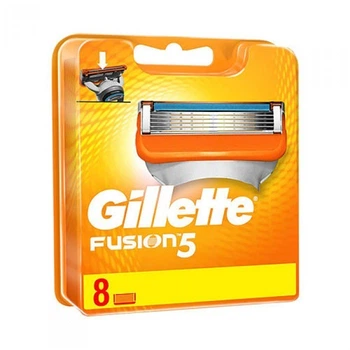 Сменные кассеты Gillette Fusion 8шт сменные картриджи джилет фюжен