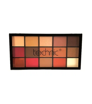 Палитра теней Technic Cosmetics 15 Colours Eyeshadow Palette - Urban Jungle 30 гр.
