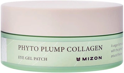 Патчи для кожи вокруг глаз Mizon Phyto Plump Collagen Eye Gel Patches с фитоколлагеном 60 шт (8809663754273)