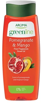 Гель для душа "Гранат и манго" Aroma Greenline Shower Gel Pomegranate Mango 400ml (695782-618135-2)