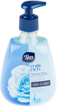Жидкое глицериновое мыло Teo Milk Rich Tete-a-Tete Delicate Rose Liquid Soap 400ml (890381-799664-2)