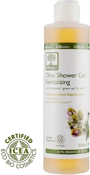 Гель для душа с Диктамелией, Зеленым чаем и Ментолом - BIOselect Olive Shower Gel Revitalizing 250ml (250ml) (930513-1183463-2)