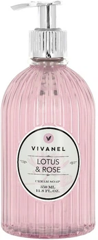 Рідке крем-мило "Лотос та троянда" Vivanel Lotus&Rose Cream Soap 350ml (890008-799213-2)