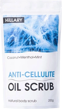 Антицеллюлитный охлаждающий скраб для тела Hillary Anti-Cellulite Oil Scrub 200g (895122-806136-2)