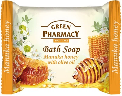 Туалетное мыло "Мед манука с оливковым маслом" Green Pharmacy 100g (100 г) (654200-565973-2)
