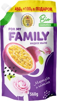 Рідке мило “Маракуйя та камелія” For my Family 560g (858648-822715-2)