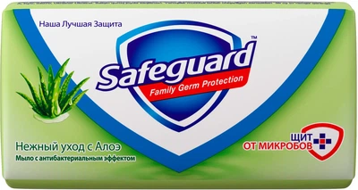 Мыло антибактериальное "Алоэ" Safeguard Nature 90g (641511-546787-2)