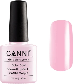 Гель-лак Canni Gel Color System 096 - Блідий пастельно-рожевий (7.3 мл) (638136-1315393-2)