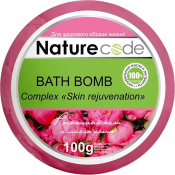 Бомба для ванн Nature Code Skin Rejuvenation Bath Bomb 100g (100 г) (901333-816052-2)