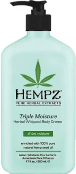 Крем для тела "Тройное увлажнение" Hempz Triple Moisture Herbal Whipped Body Cream 500ml (438187-513840-2)