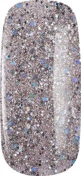 Гель-лак для ногтей Moon Full Color Gel Polish 323 - Серебристо-бежевый с разноцветным глиттером (899397-932783-2)