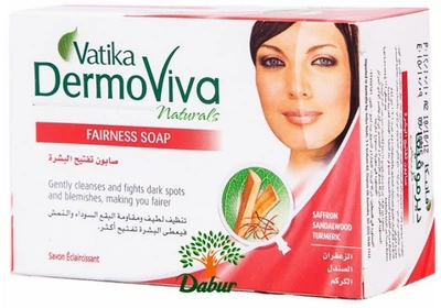 Мыло "Отбеливающее" Dabur Vatika DermoViva Fairness Soap 75g (646865-555021-2)