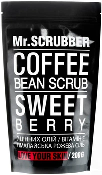 Кофейный скраб для лица и тела клубника Mr.Scrubber Sweet Berry Scrub 200g (665934-580579-2)