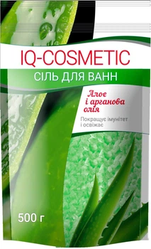 Сіль для ванни "Алое та арганова олія" IQ-Cosmetic 500g (918411-844891-2)