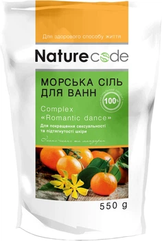 Морская соль для ванн Nature Code Romantic Dance 550g (896945-809559-2)