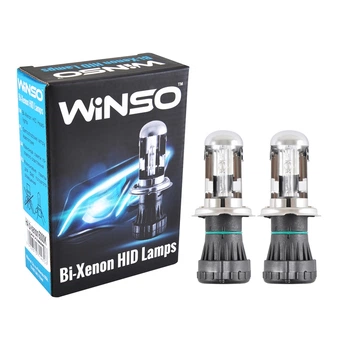 Биксеноновая лампа Winso H4 bi-xenon 6000K 85V 35W KET 2шт 714600