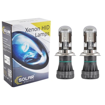 Биксеноновая лампа Solar H4 bi-xenon 4300K 85V 35W KET 2шт 1443
