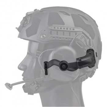 Комплект кріплень активних навушників Earmor HD-ACC-08-BK / Howard Leight / TAC-SKY на шолом Чорний