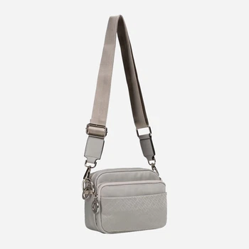Torebka crossbody damska Bikkembergs Gianna BKBA00113T Szary (8052579045311)
