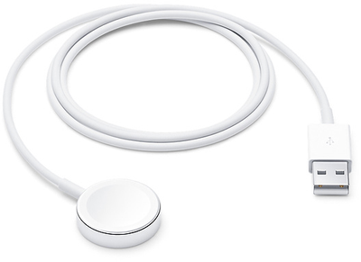 Бездротовий зарядний пристрій Apple Watch Magnetic Charging Cable 1 м White (MX2E2)