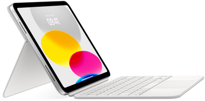 Обкладинка-клавіатура Apple Magic Keyboard Folio для Apple iPad (10rd gen) German White (MQDP3D/A)