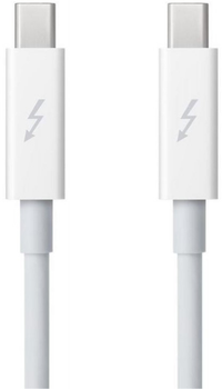 Biały kabel Apple Thunderbolt 2 m (MD861)
