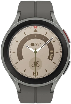 Смарт-годинник Galaxy Watch 5 Pro 45mm LTE Titanium Gray (SM-R925FZTAEUE)