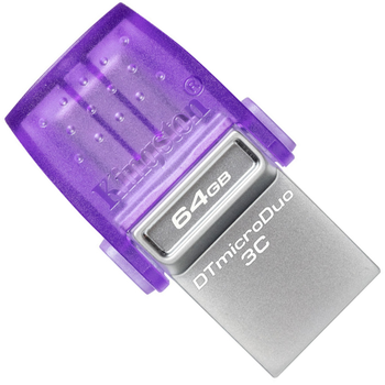 Pendrive Kingston DataTraveler MicroDuo 3C Gen3 64 GB USB-A+USB-C (DTDUO3CG3/64 GB)