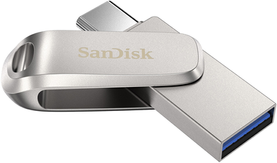 Pendrive SanDisk Ultra Dual Luxe Type-C 32GB USB 3.1 Silver (SDDDC4-032G-G46)