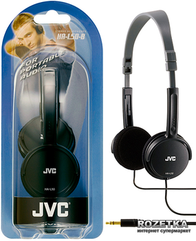 Słuchawki JVC HA-L50 Black (HA-L50-BE)