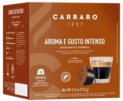 Кофе в капсулах Carraro Dolce Gusto Aroma e Gusto 16 капсул