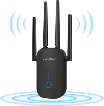 Усилитель Joowin WLAN 1200 Мбит/с Беспроводной ретранслятор WLAN 2,4 ГГц и 5 ГГц