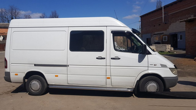 Бокові пороги Premium (2 шт., нерж.) Середня база, d60 для Volkswagen LT 1995-2006 рр