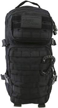 Рюкзак тактичний KOMBAT UK Hex-Stop Small Molle Assault Pack Чорний 28 л (kb-hssmap-blk)