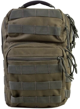 Рюкзак тактичний однолямковий KOMBAT UK Mini Molle Recon Shoulder Bag Оливковий 10 л (kb-mmrsb-olgr)