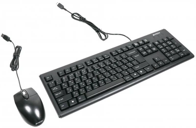 Комплект (клавіатура + миша ) A4Tech KRS-8372 Black USB
