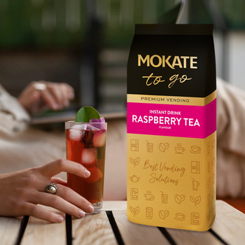 Розчинний чай Mokate Premium малина 1 кг (5900649062153)