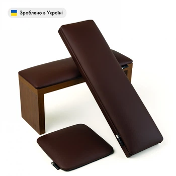 Комплект для манікюру BROWN: підставка під руку BROWN, PAD, Підлокітник CARE