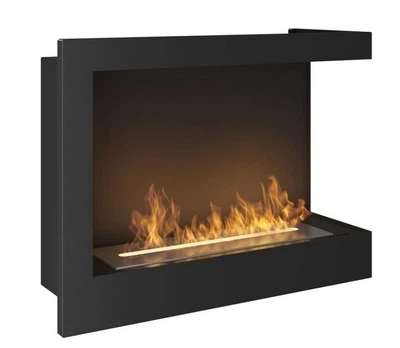 Биокамин Simple Fire Corner 600 R со стеклом