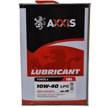 Масло моторное AXXIS 10W-40 LPG Power A (Канистра 18л)